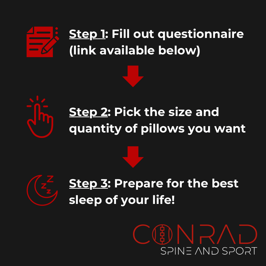 MedFit Sleep Solutions by Conrad Spine and Sport